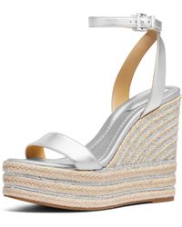 Michael Kors - Leighton Wedge Shoes, Leather - Lyst