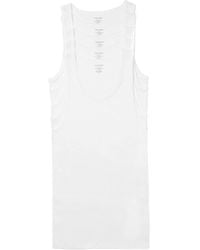 Calvin Klein - Cotton Classics 5-pack Tanks - Lyst