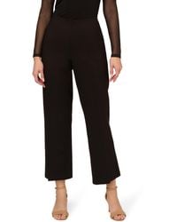 Adrianna Papell - Ponte Knit Pull On Pant With Kick Flare Hem - Lyst