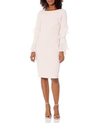 Calvin Klein - Fitted Cocktail Sheath Dress - Lyst