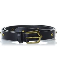 Lucky Brand - Domed Studded Leather Belt With Harness Buckle - Lyst