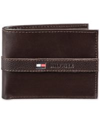 Tommy Hilfiger - Men's Genuine Leather Slim Passcase Wallet - Lyst