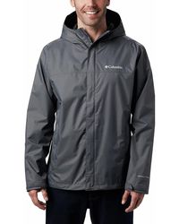 Columbia - Big & Tall Watertight Ii Packable Rain Jacket, Graphite, 2x - Lyst