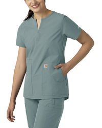 Carhartt - Notch Neck Tunic Scrub Top - Lyst