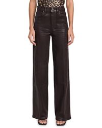 PAIGE - Sasha 32" Chicory Coffee Luxe Coating Jeans - Lyst