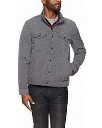 Levi's - Mens Soft Shell Stand Collar Commuter Trucker Transitional Jacket - Lyst