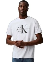 Calvin Klein - Monogram Crewneck T-shirt - Lyst