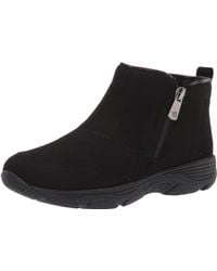 easy spirit kaymeen leather ankle booties