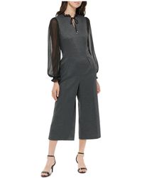 Tommy Hilfiger - S Herringbone Twofer Jumpsuit - Lyst