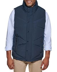 Tommy Hilfiger - Diamond Quilted Stand Collar Vest - Lyst