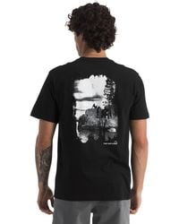 The North Face - Evolution Nature Exposure Short-sleeve Tee | Cotton Shirt With Classic Logo & Graphic Tnf Black - Lyst