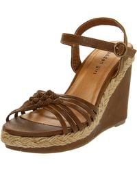 Madden Girl - Epcott Wedge Sandal,tan Paris,6 M Us - Lyst