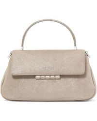 Kate Spade - Grace Glittler Suede Small Top Handle Bag - Lyst