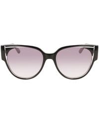 Karl Lagerfeld Kl6068s Cat Eye Sunglasses - Black