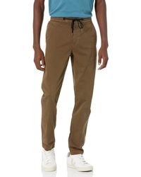 BOSS - Boss Tapered Fit Drawstring Tie Chino Pant Moss Green - Lyst