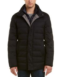 Cole Haan - Quilted Jacket With Light Weight Bib - Lyst