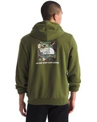 The North Face - Evolution Box Camo Fill Hoodie | Sweatshirt With 2 Piece Hood - Lyst