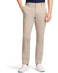 Izod - American Chino Flat Front Slim Fit Pant - Lyst