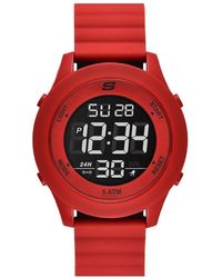 Skechers - Rosencrans Digital Red Magnetic Two Piece Strap Watch - Lyst