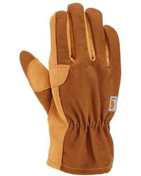 Carhartt - Duck/synthentic Leather Open Cuff Glove - Lyst