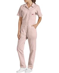 pink dickies jumpsuit
