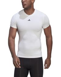 adidas - Tall Size Techfit Training T-shirt - Lyst