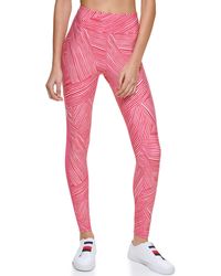 Tommy Hilfiger - High Rise Graphic Compression Performance Legging - Lyst