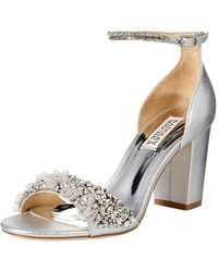 badgley mischka finesse embellished ankle strap sandal