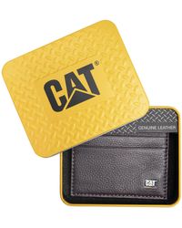 Caterpillar - Card Holder With Enamel Logo - Lyst