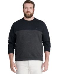 Izod - Big Advantage Performance Crewneck Fleece Pullover Sweatshirt - Lyst
