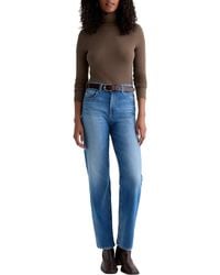 AG Jeans - Ag Jeans Brinley Mid Rise Straight - Lyst