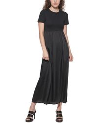 DKNY - Effortless A-line Crewneck Sportswear Dress - Lyst