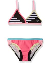 ice Cream Black//Multi Skechers Girls Little Swim Suit Set with Short Sleeve Rashguard 5