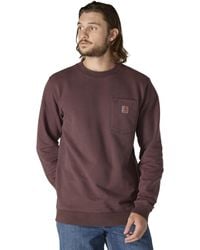 Carhartt - Relaxed Fit Midweight Garment Dye French Terry Crewneck Pocket Sweatshirt - Lyst