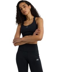 New Balance - Nb Essential Train Bra - Lyst