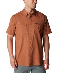 Columbia - Utilizer Printed Woven Short Sleeve Hiking Shirt - Lyst