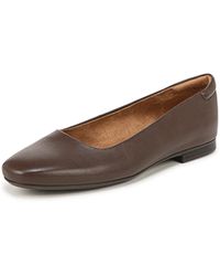 Naturalizer - S Kelly Ballet Flat Slip On Shoe Chocolate Bar Brown Leather 10 W - Lyst