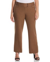 Rafaella - Petite Curvy Fit Gabardine Bootcut Dress Pants With Pockets - Lyst