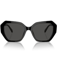 Swarovski - Sk6017f Low Bridge Fit Cat Eye Sunglasses - Lyst