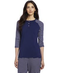 Nautica - Sleepwear 3/4 Length Henley - Lyst