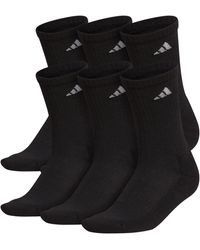 adidas - Athletic Cushioned Quarter Socks 6 Pairs - Lyst