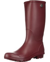 ugg red rain boots