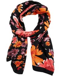 Desigual - Fou_poppy Flower Rectangl Foulard - Lyst