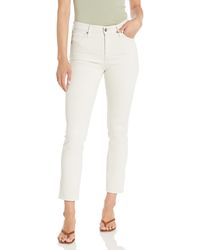 AG Jeans - Mari High Rise Slim Straight Crop Pant - Lyst