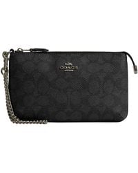 COACH - Large Wristlet W Chain - Lyst