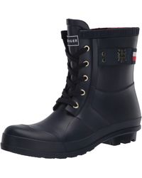 tommy hilfiger frills rain boot