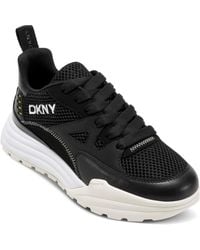 DKNY - Zanira Lace Up Sneaker With Chunky Platform - Lyst