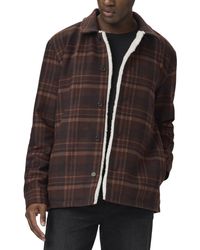 PAIGE - Rangel Plaid Fleece Lined Jacket - Lyst