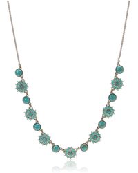 Lucky Brand Turquoise Collar Necklace - Multicolor