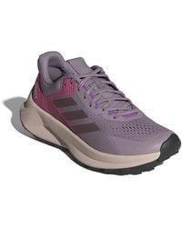 adidas - Terrex Soulstride Flow W Trail Running Shoes (Preloved Fig/Quiet Crimson/ Fusion) Running Shoes - Lyst